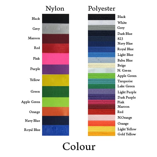 Material Colour for Nylon and Polyester Twinlink Services